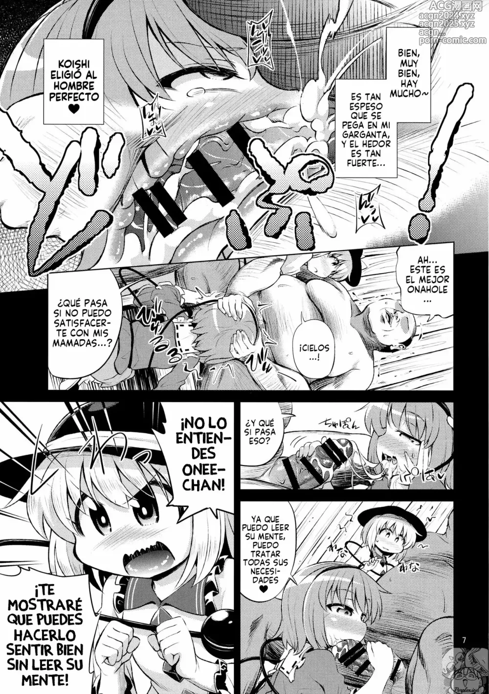 Page 6 of doujinshi Komeiji Shimai wa Hentai Maso Hole