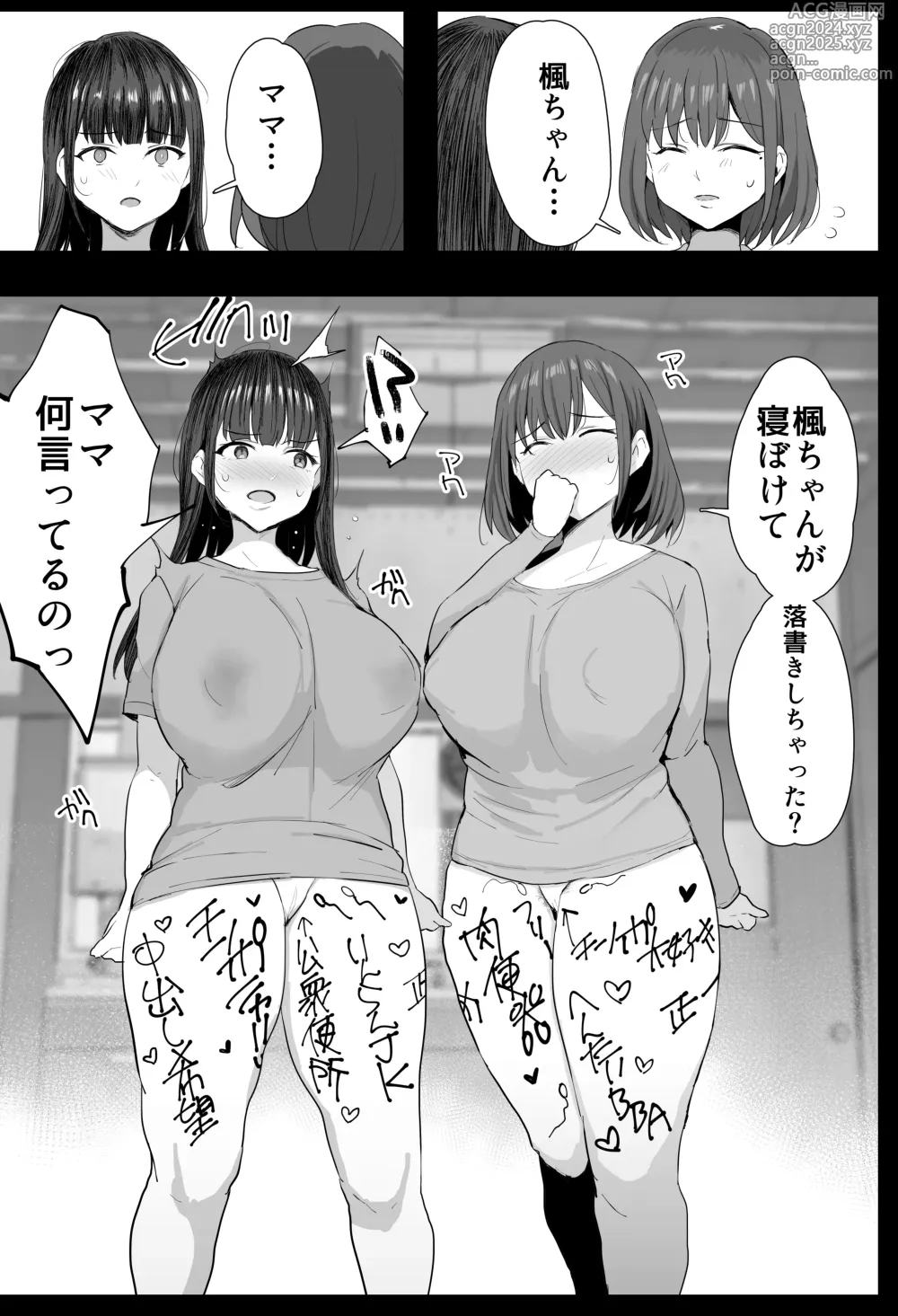 Page 10 of doujinshi Watashi-tachi, Oyakodon AV Totte Joreishimashita