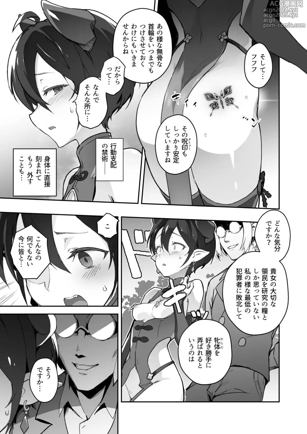 Page 4 of doujinshi Kikoku San -Onihime Houraku Inetsu Maen-