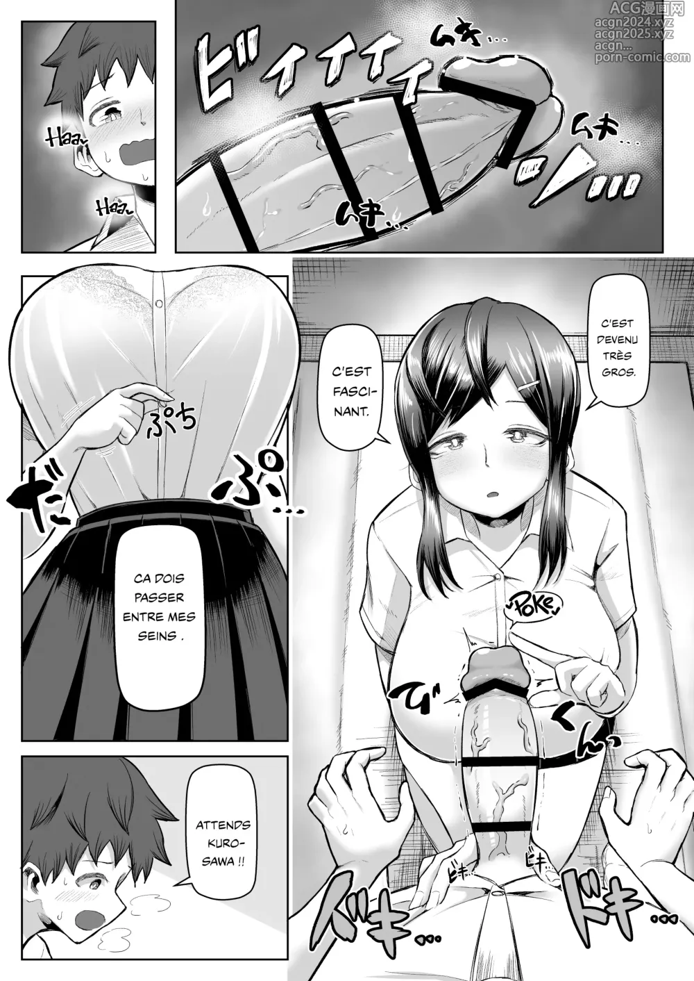 Page 9 of doujinshi Naze ka Paizuri Shite Kureru Classmate