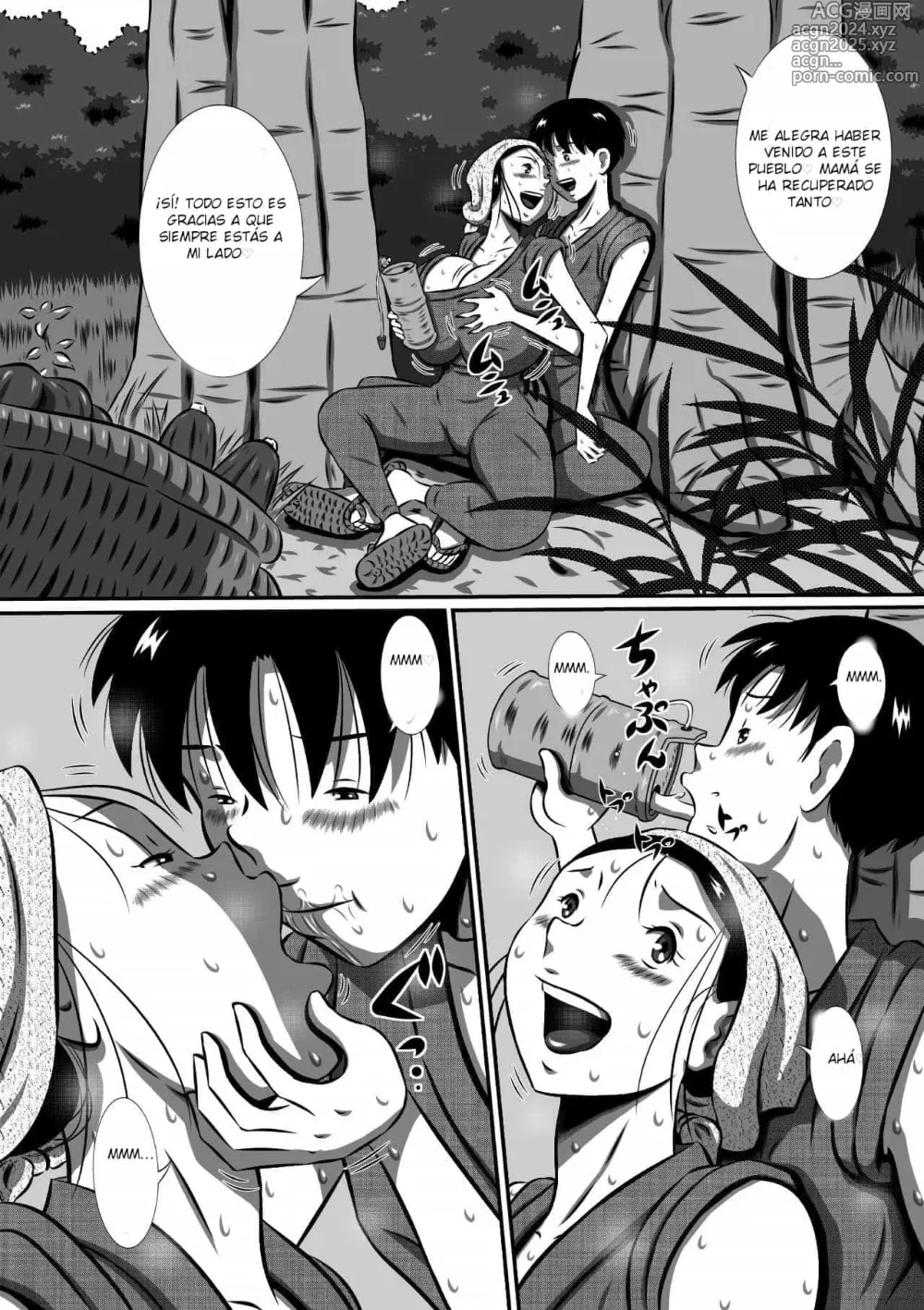 Page 14 of doujinshi ¡La fuga de los dos! Pueblo escodido del sexo