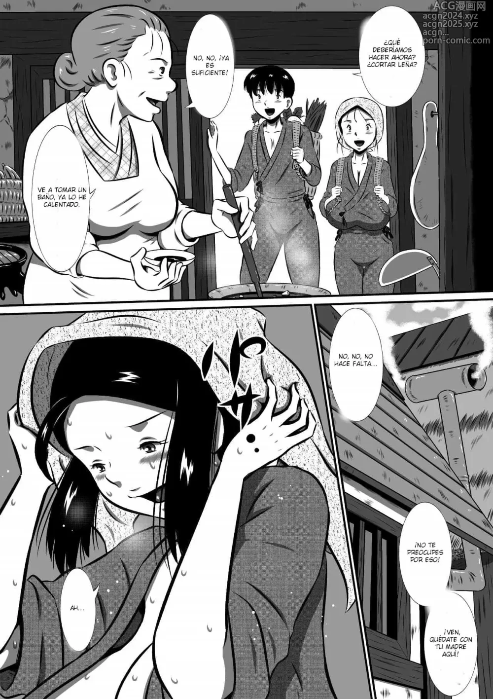 Page 20 of doujinshi ¡La fuga de los dos! Pueblo escodido del sexo