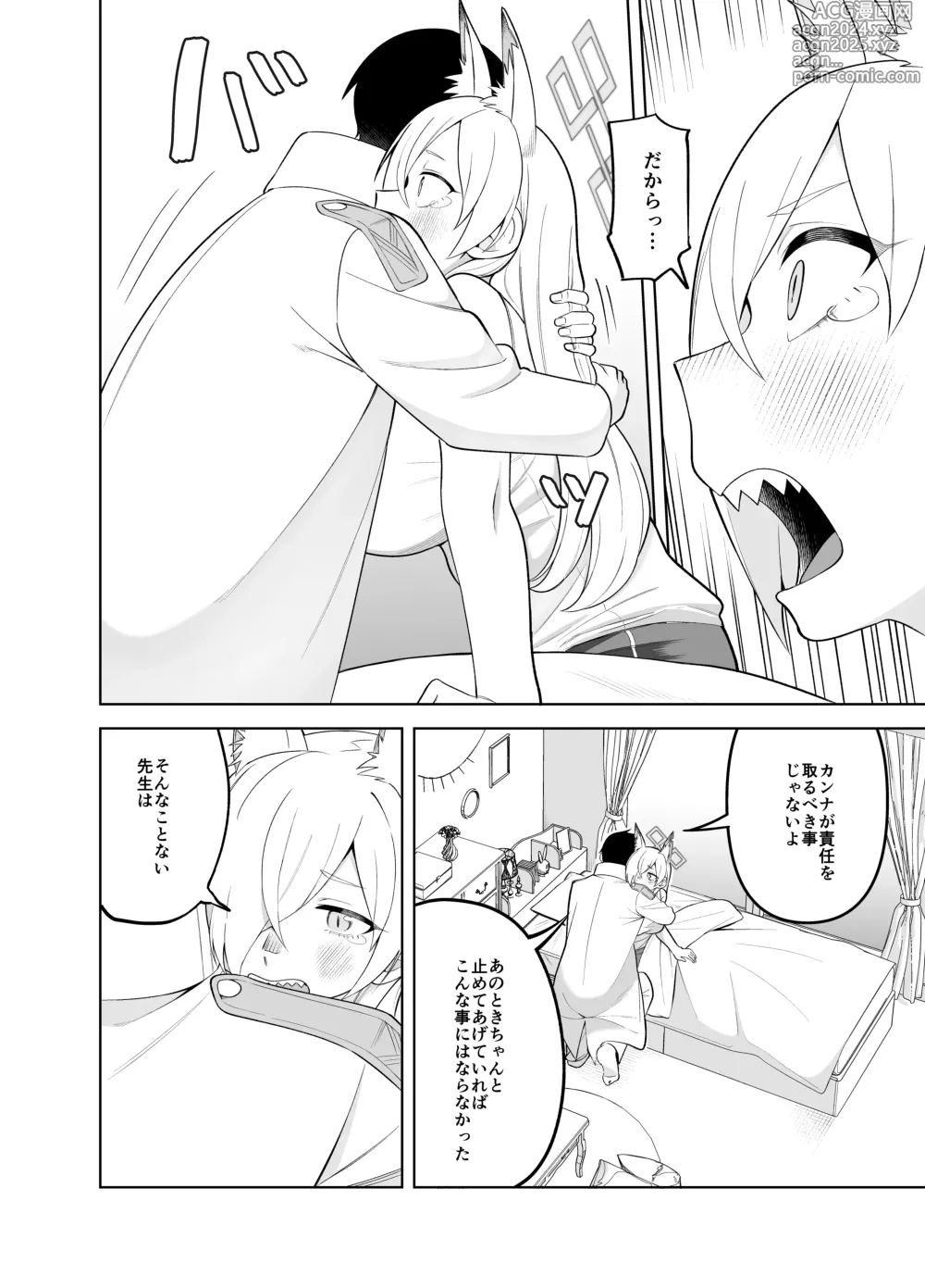 Page 23 of doujinshi Kanna no Rakujitsu Ni