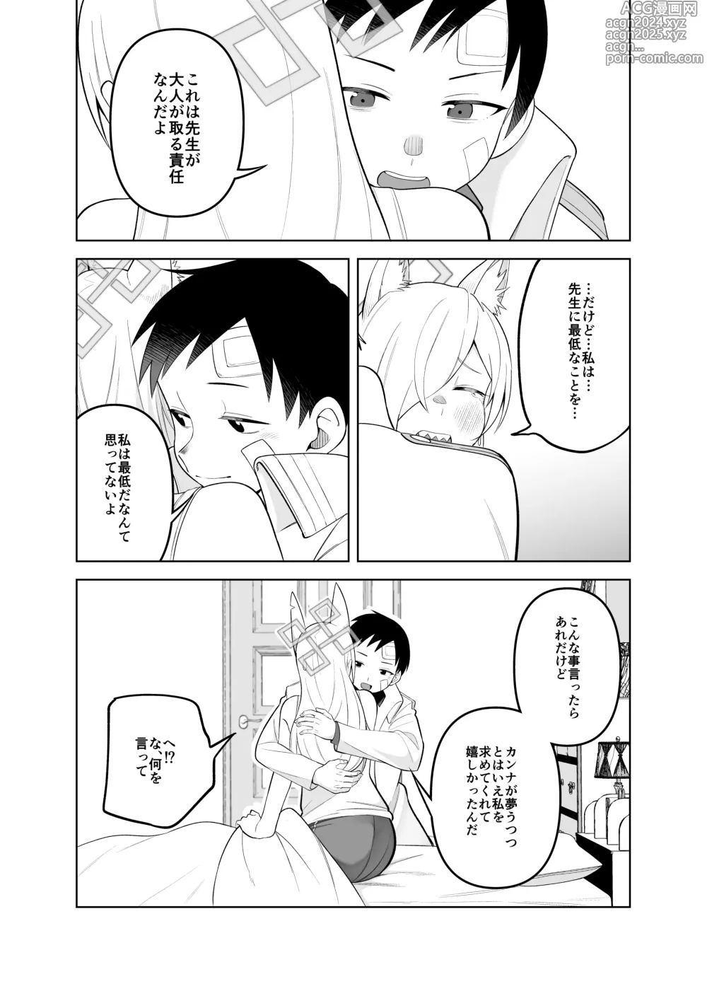 Page 24 of doujinshi Kanna no Rakujitsu Ni