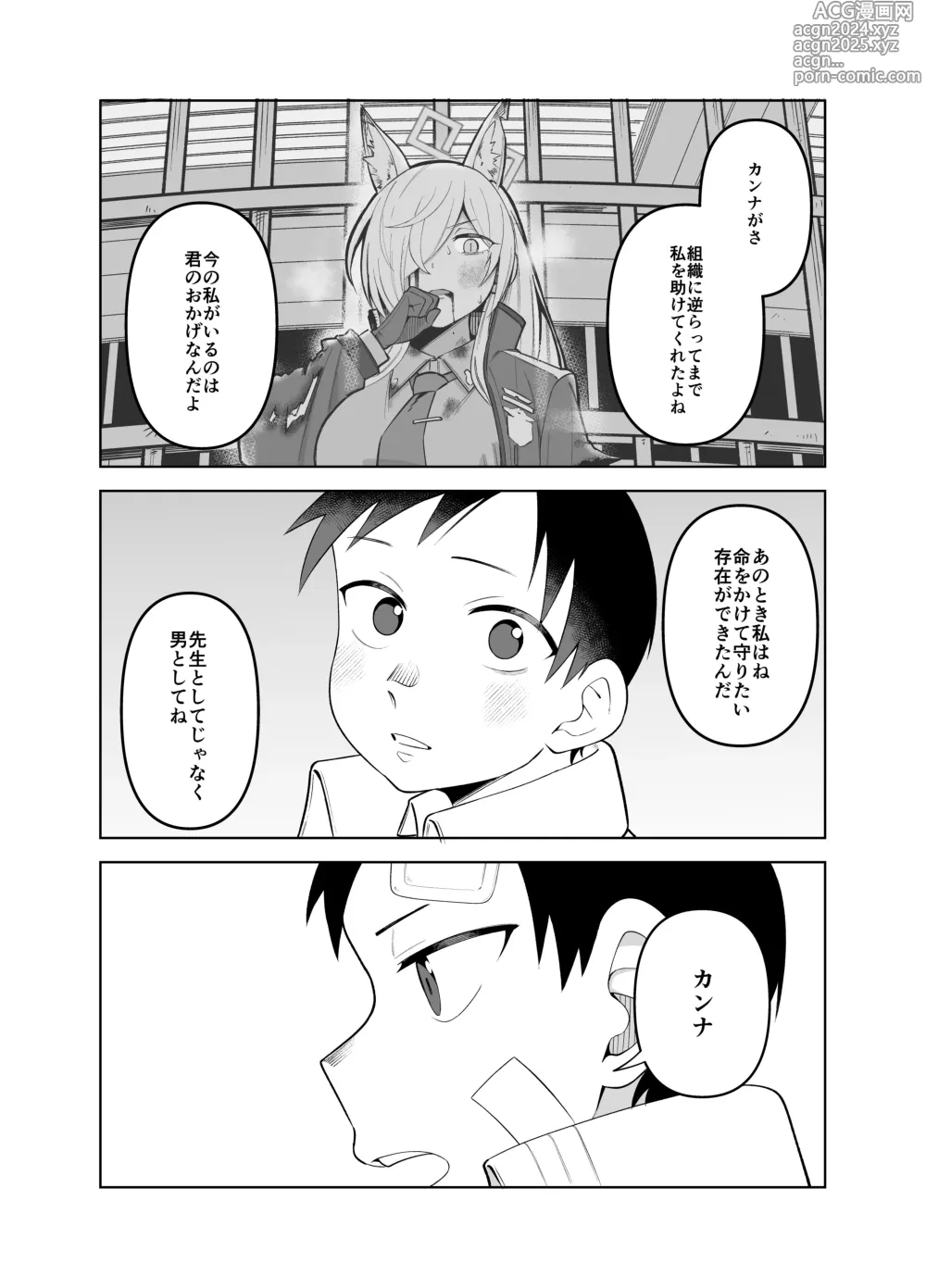 Page 25 of doujinshi Kanna no Rakujitsu Ni