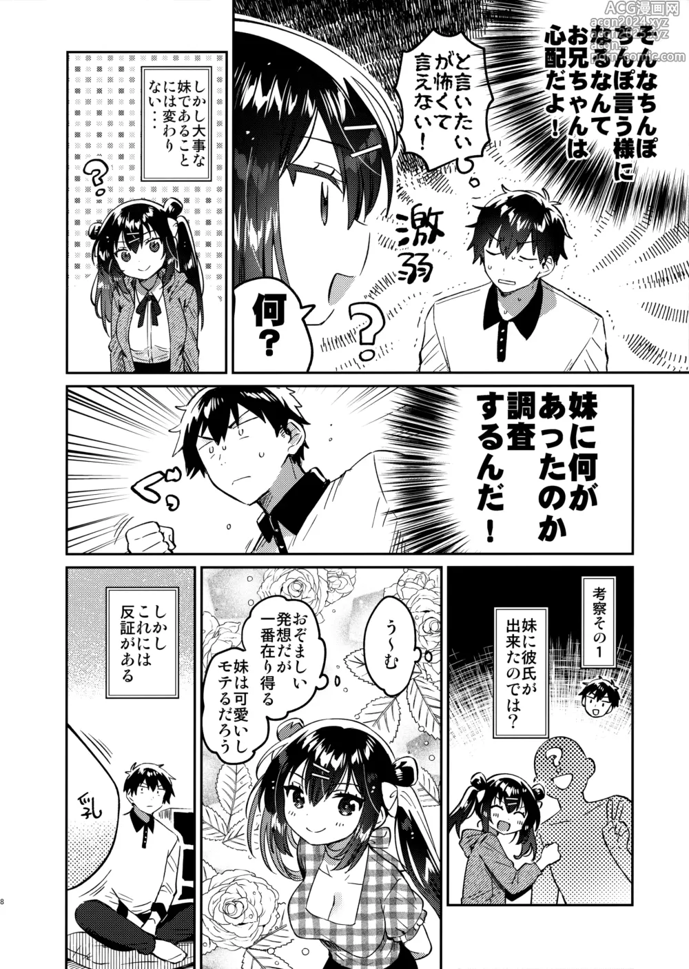 Page 7 of doujinshi Imouto to Nazo no Niku Vibe