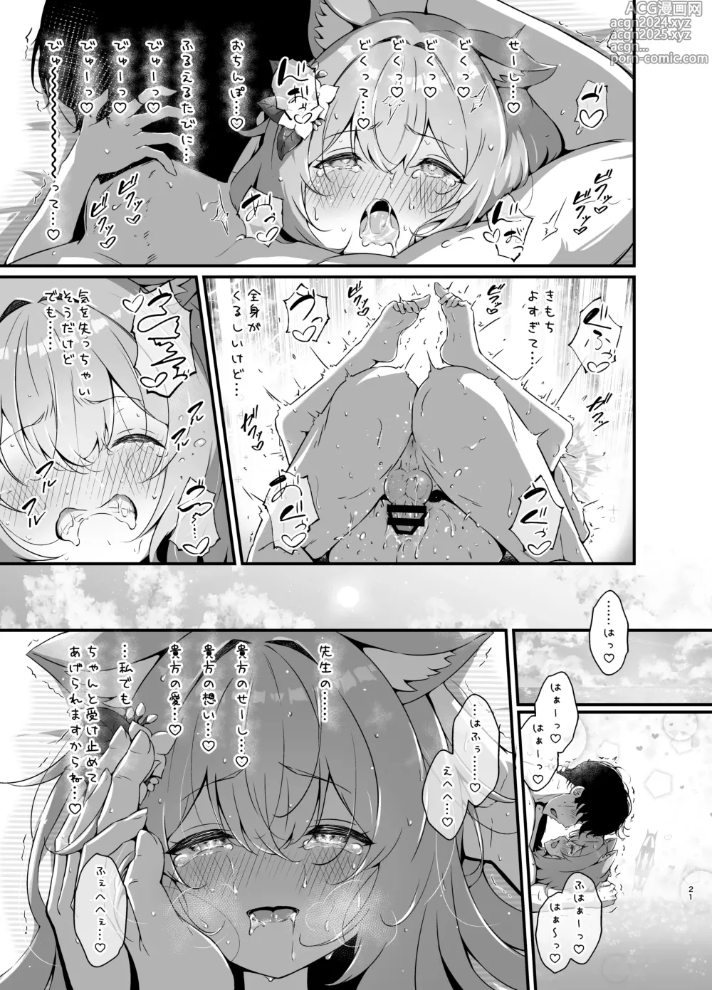 Page 21 of doujinshi Marine Blue ni Somerarete