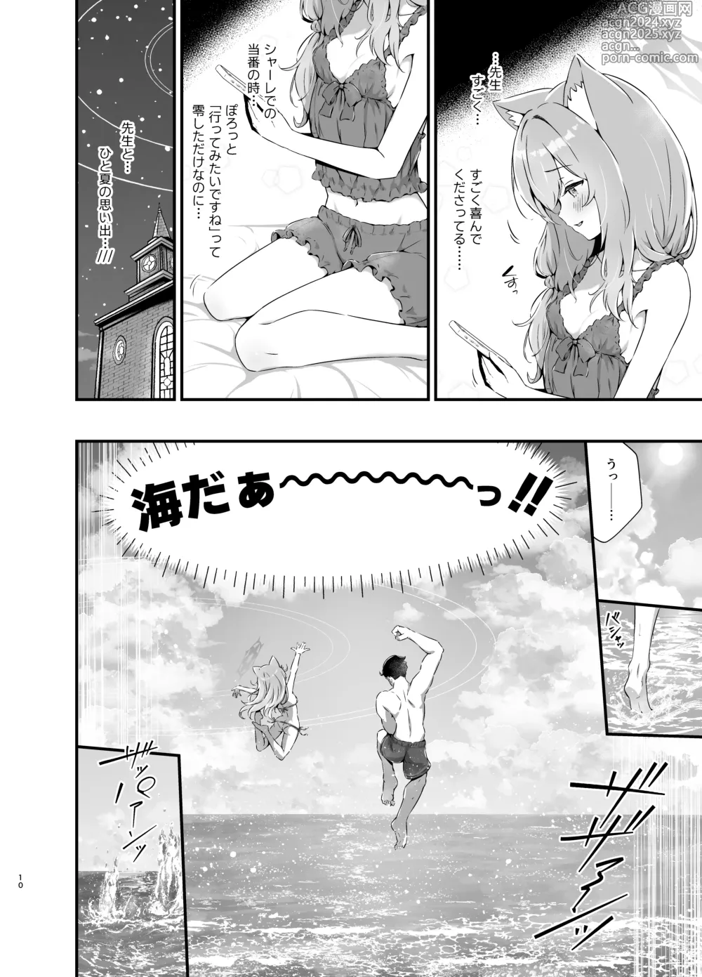 Page 10 of doujinshi Marine Blue ni Somerarete