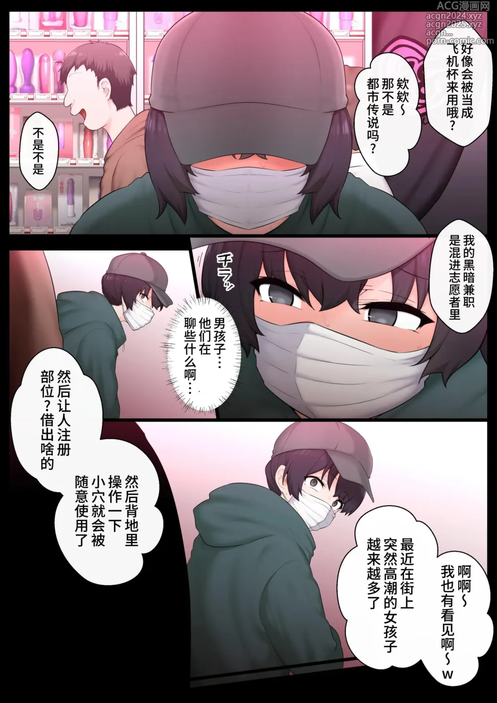 Page 9 of doujinshi 睡著時是飛機杯2