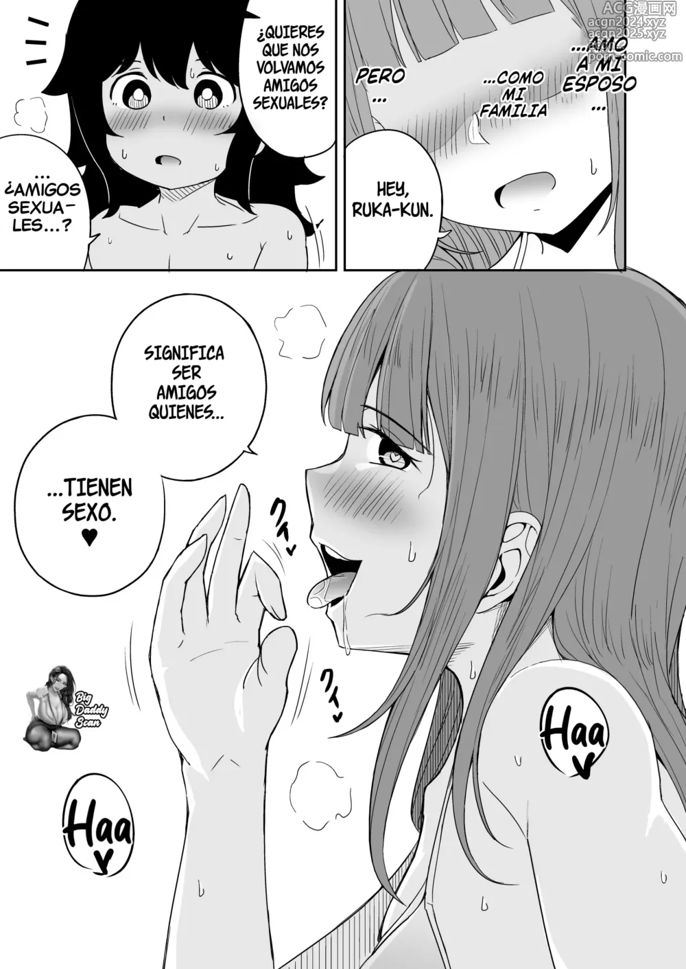 Page 50 of doujinshi Me Hice Amiga Sexual Del Amigo De Mi Hijo