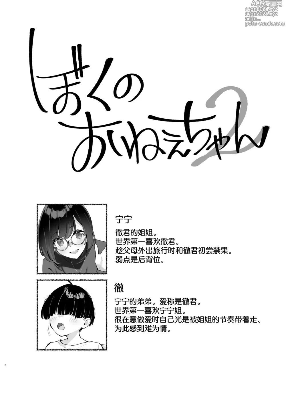 Page 3 of doujinshi Boku no Onee-chan - My dear Sister is Mine 2