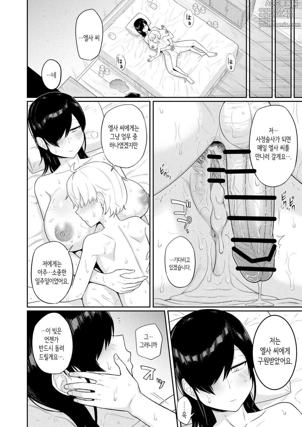 Page 54 of doujinshi 사정술사와 창부의 이야기