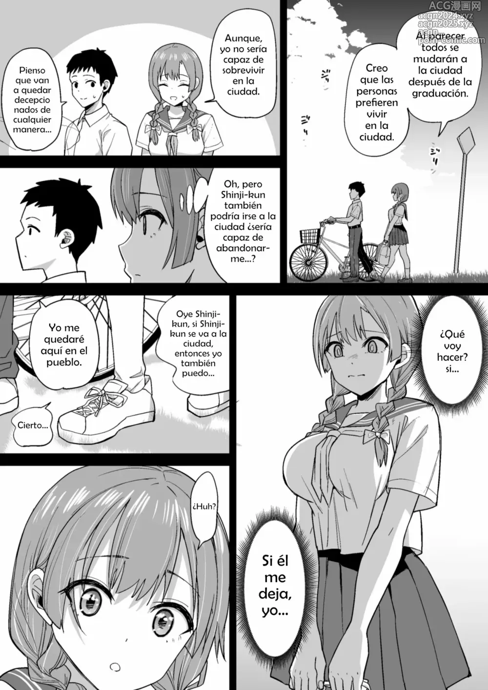 Page 17 of doujinshi Inaka de wa Kwaii Kanojo o Furyou no Senpai ni Netorareru