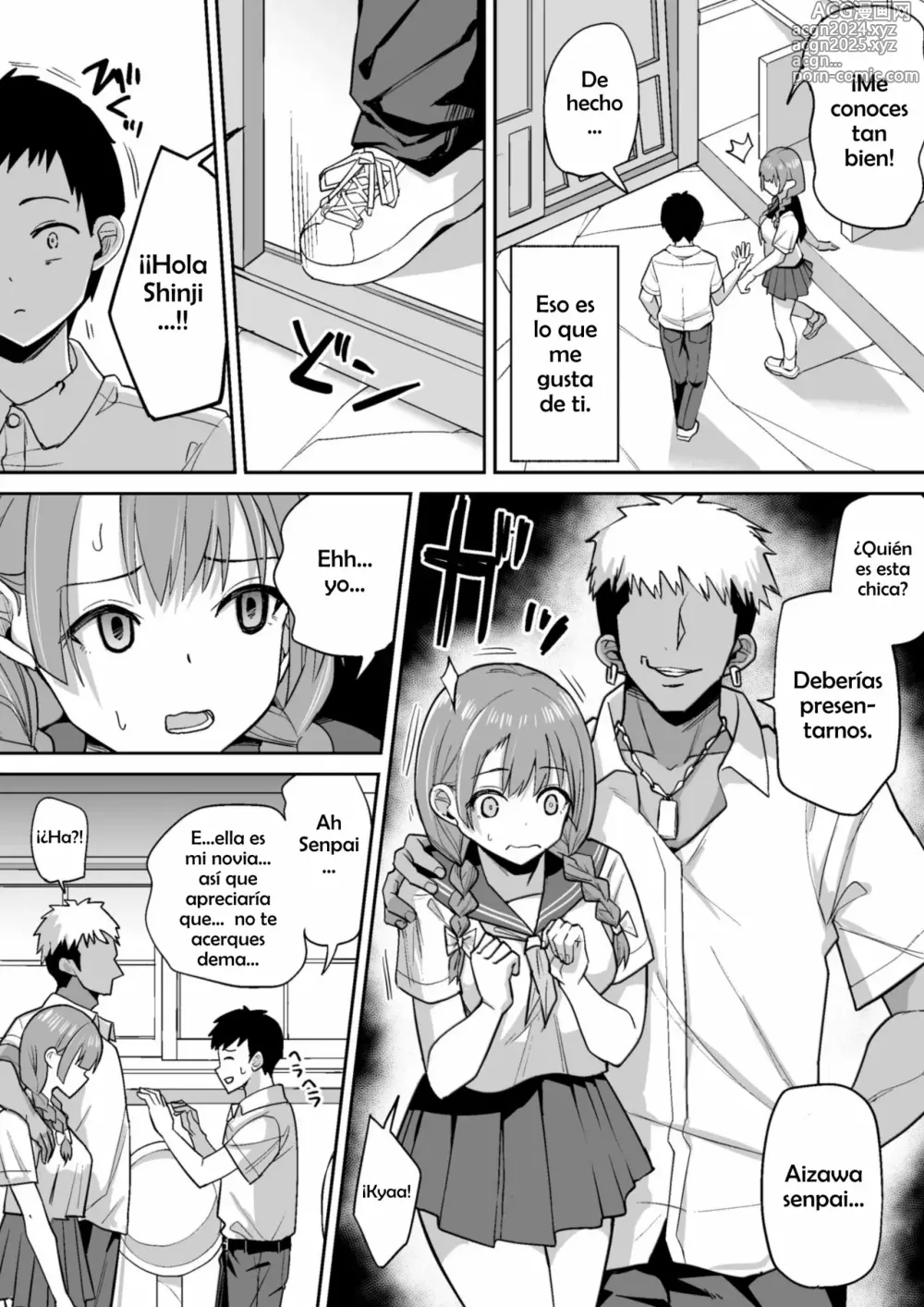 Page 7 of doujinshi Inaka de wa Kwaii Kanojo o Furyou no Senpai ni Netorareru