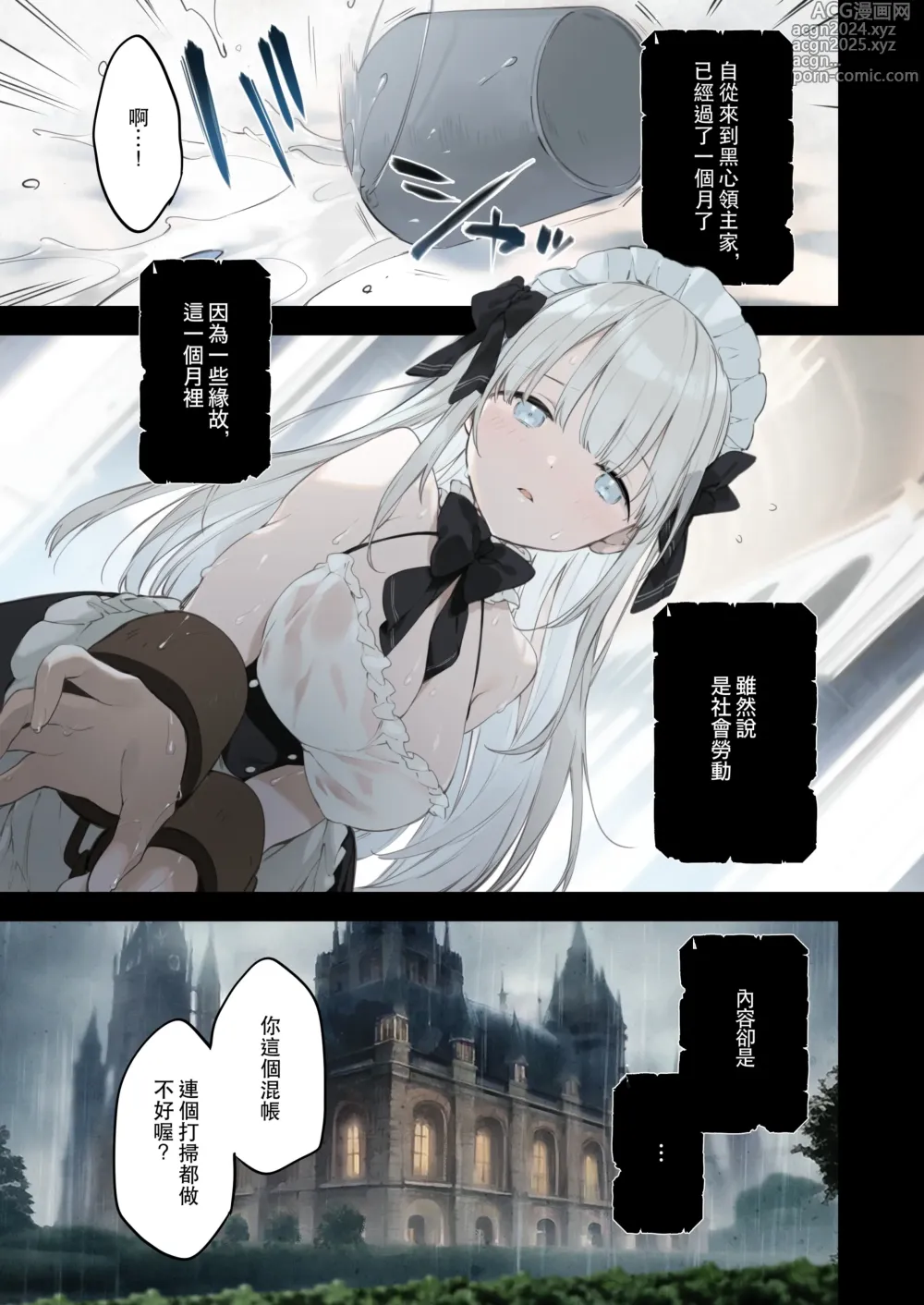 Page 2 of doujinshi 堕落的贵族女仆 (decensored)