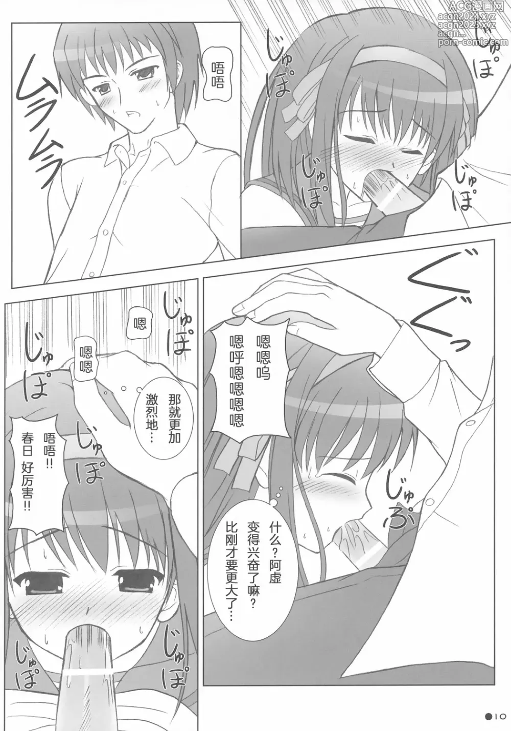 Page 9 of doujinshi Harukyon no Ecchi Hon