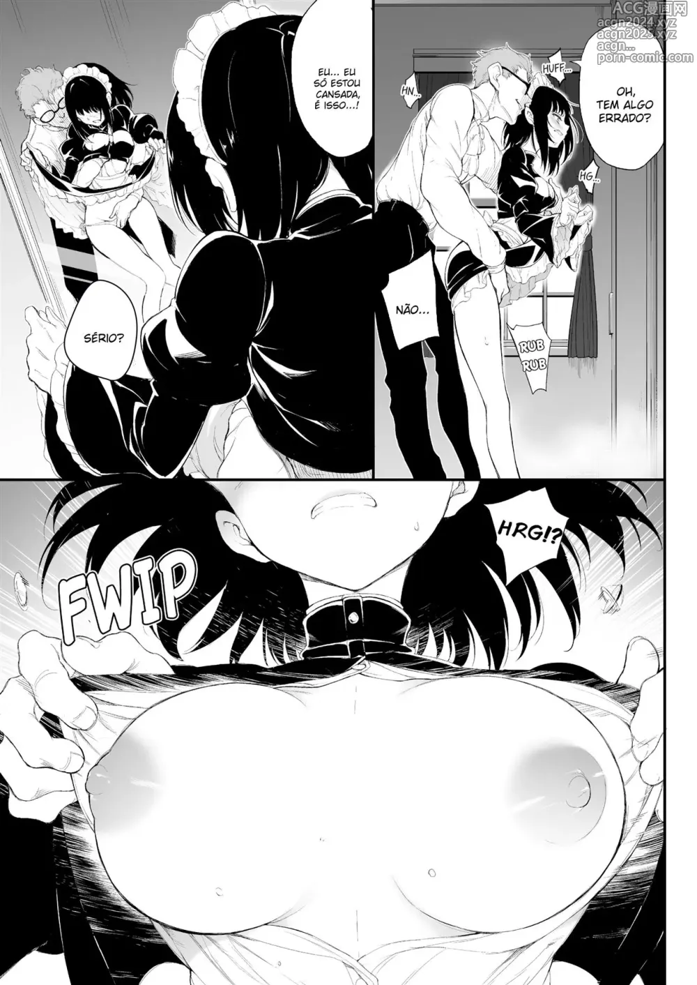 Page 12 of doujinshi Maid Kyouiku. -Botsuraku Kizoku Rurikawa Tsubaki- (decensored)