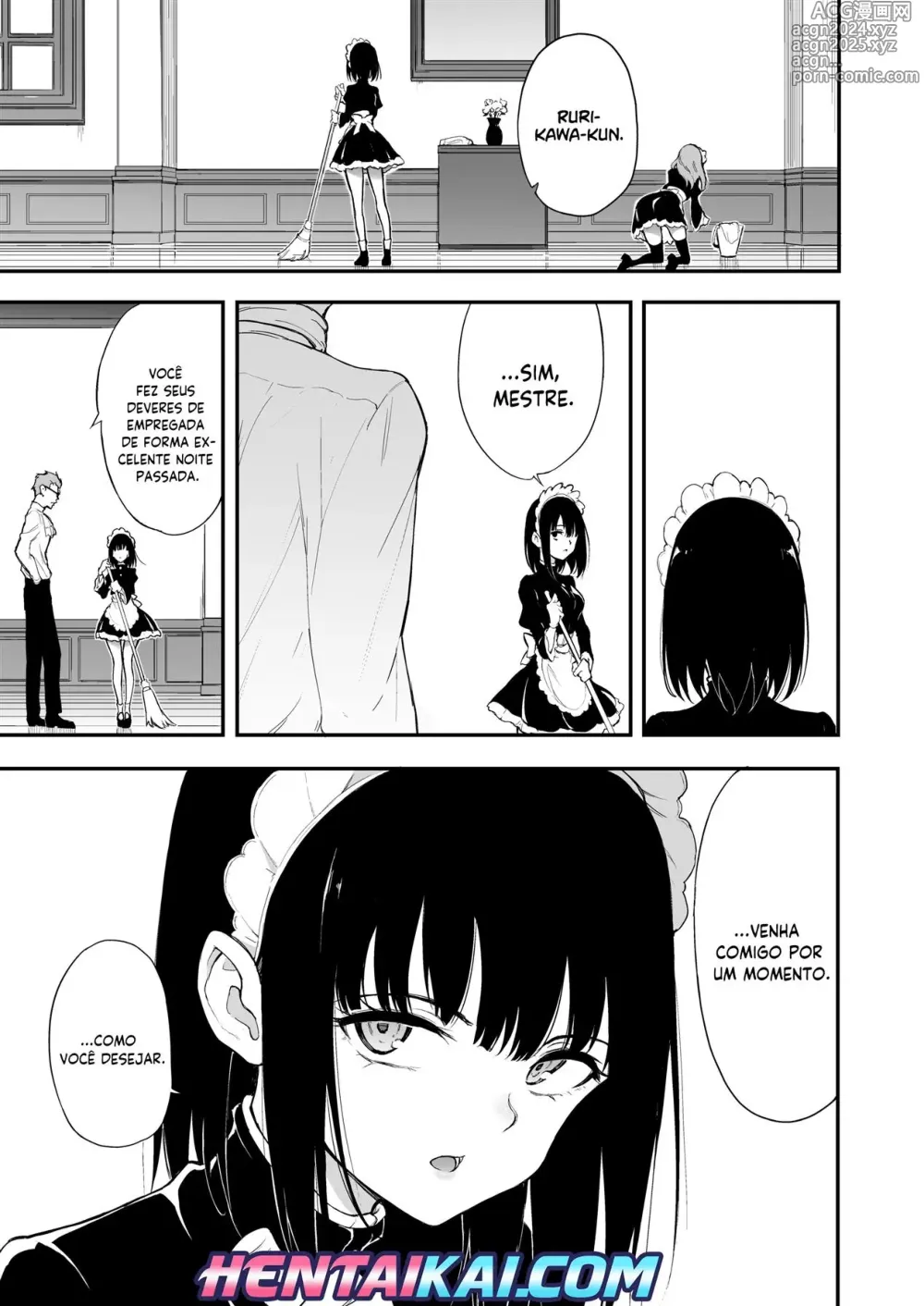 Page 2 of doujinshi Maid Kyouiku. 3 -Botsuraku Kizoku Rurikawa Tsubaki- (decensored)