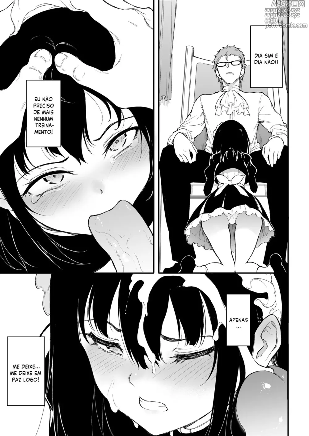 Page 8 of doujinshi Maid Kyouiku. 3 -Botsuraku Kizoku Rurikawa Tsubaki- (decensored)