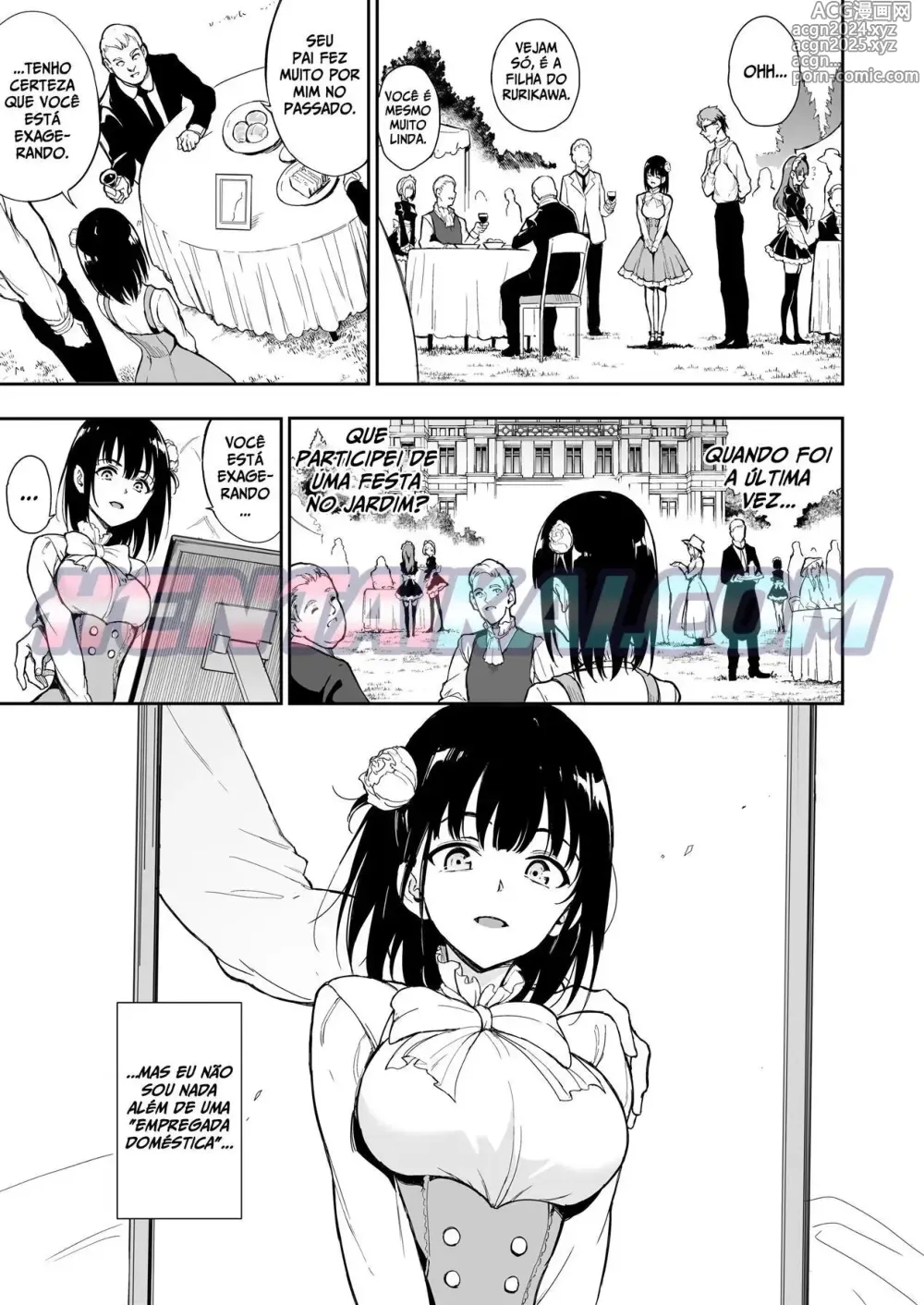 Page 5 of doujinshi Maid Kyouiku. 5 -Botsuraku Kizoku Rurikawa Tsubaki- (decensored)