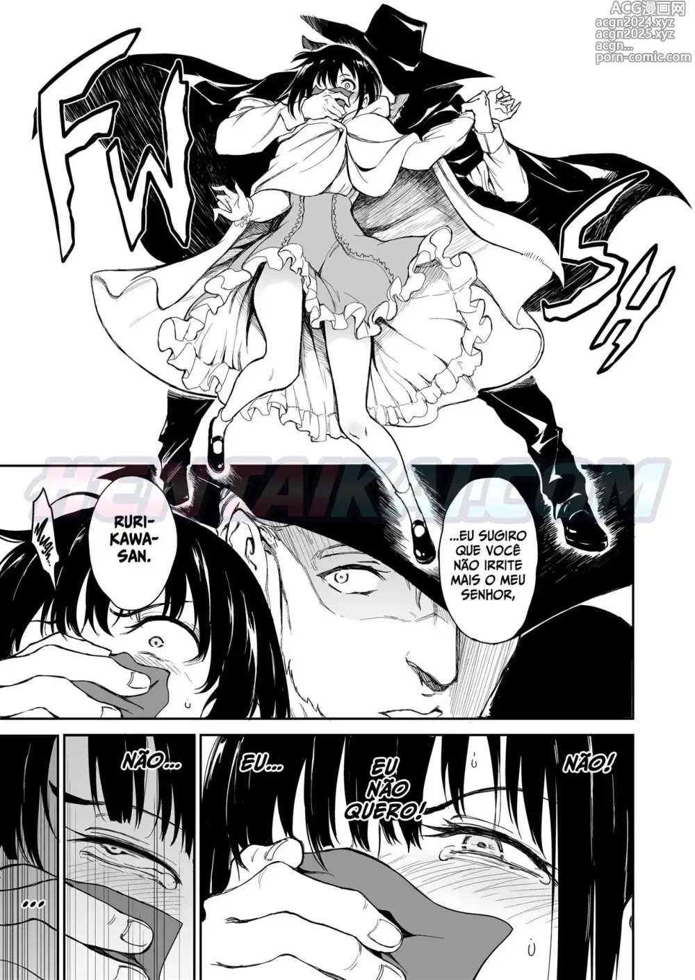 Page 8 of doujinshi Maid Kyouiku. 6 -Botsuraku Kizoku Rurikawa Tsubaki- (decensored)