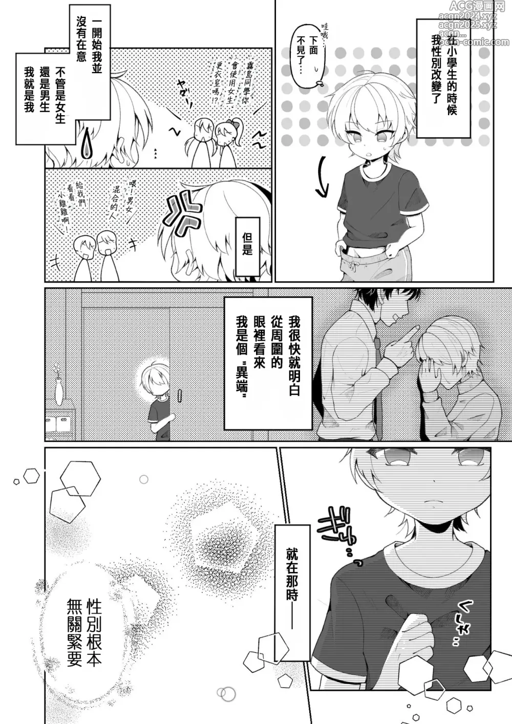 Page 2 of doujinshi TS shita Ore no Shinyuu ga Yandere ni Naru made