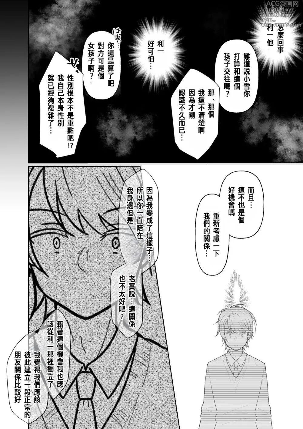 Page 18 of doujinshi TS shita Ore no Shinyuu ga Yandere ni Naru made