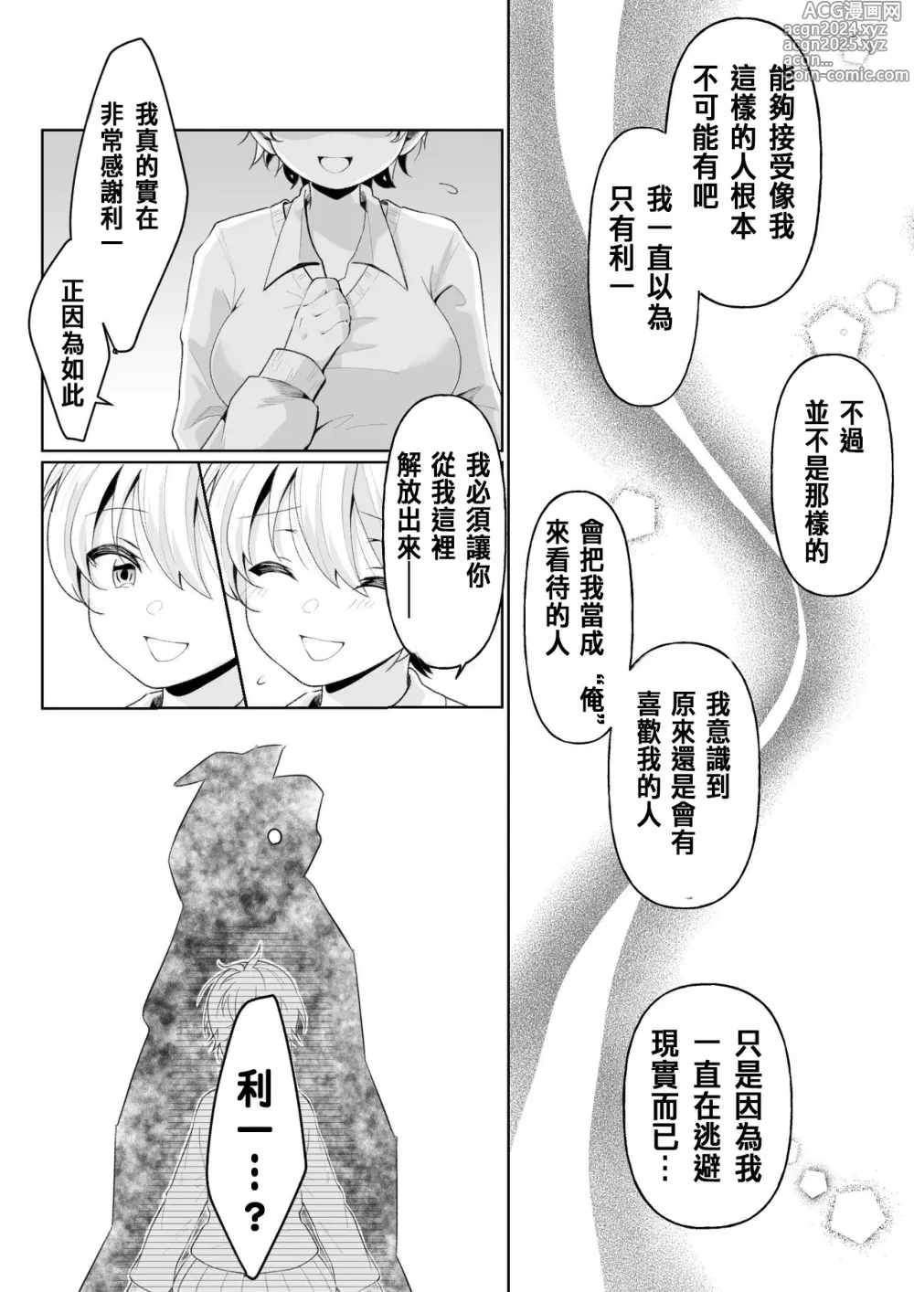 Page 19 of doujinshi TS shita Ore no Shinyuu ga Yandere ni Naru made