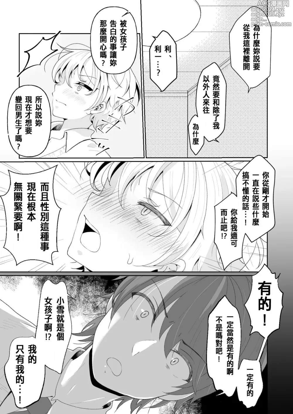 Page 21 of doujinshi TS shita Ore no Shinyuu ga Yandere ni Naru made