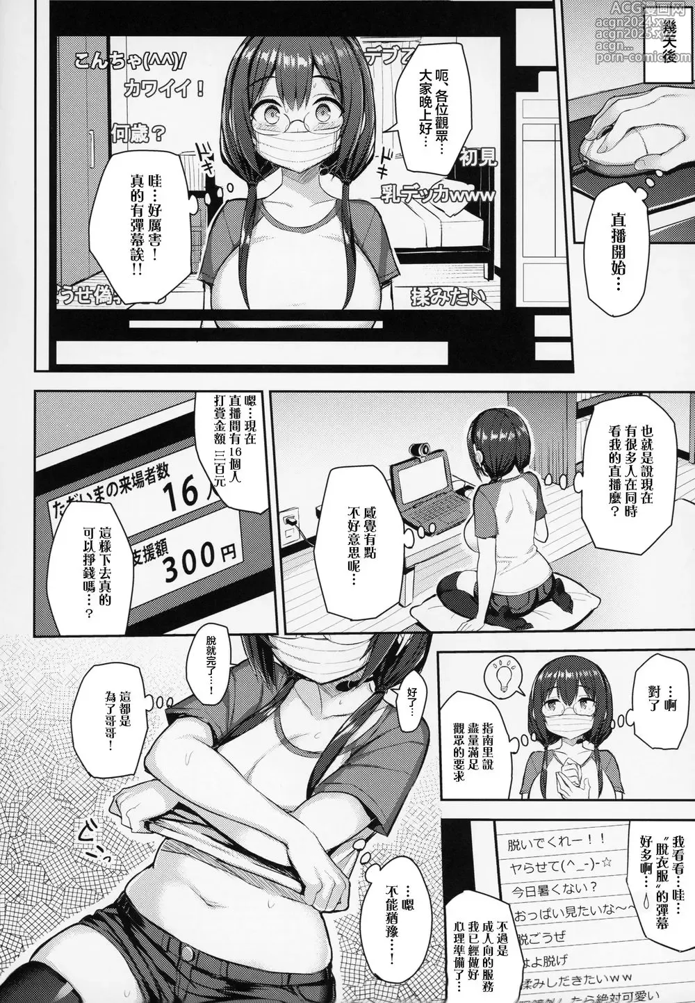 Page 8 of manga むちむち配信娘をめちゃくちゃオフパコしたい本