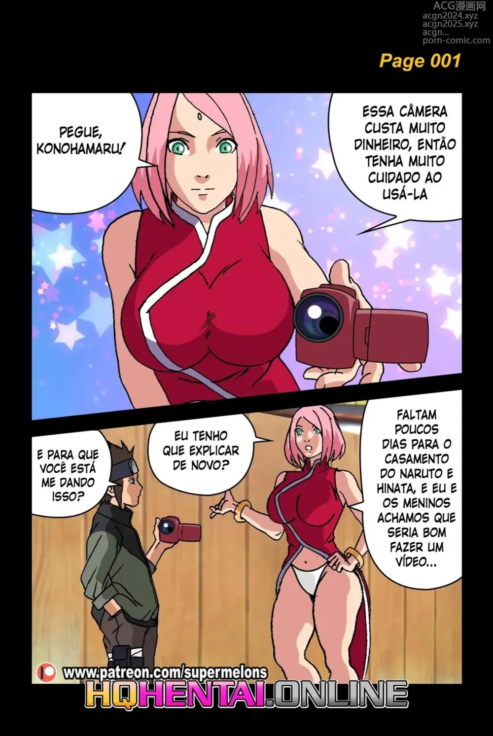 Page 134 of doujinshi Naruto super melons1