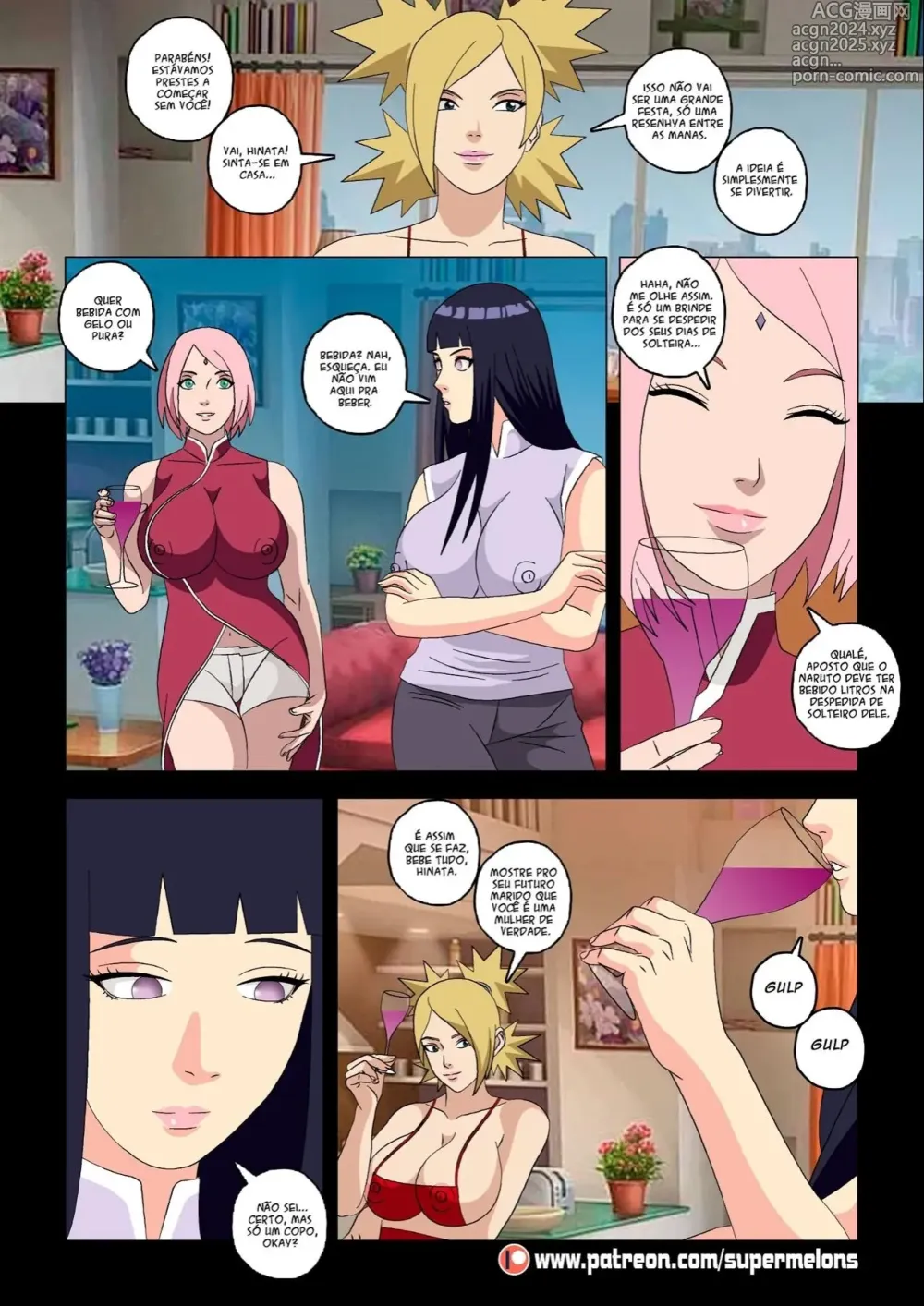 Page 202 of doujinshi Naruto super melons1