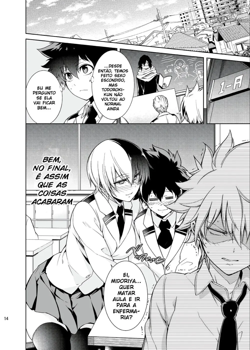 Page 167 of doujinshi Boku no hero misc