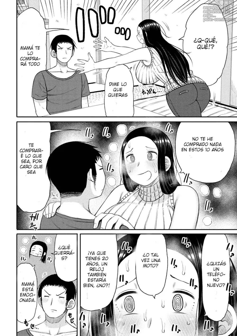 Page 4 of manga ¿El regalo de cumpleaños es mamá?