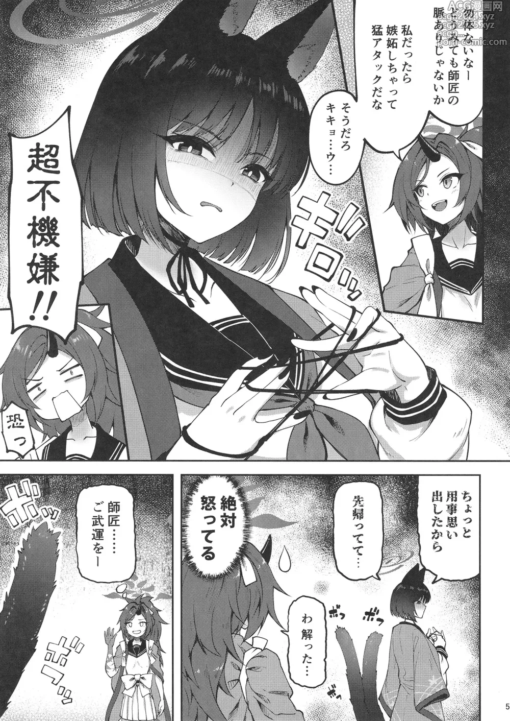 Page 4 of doujinshi [Mugen@WORKS (Akiduki Akina) Yuushuudakedo shitsudo no takai sakusen sanbou (Blue Archive) [Digital]