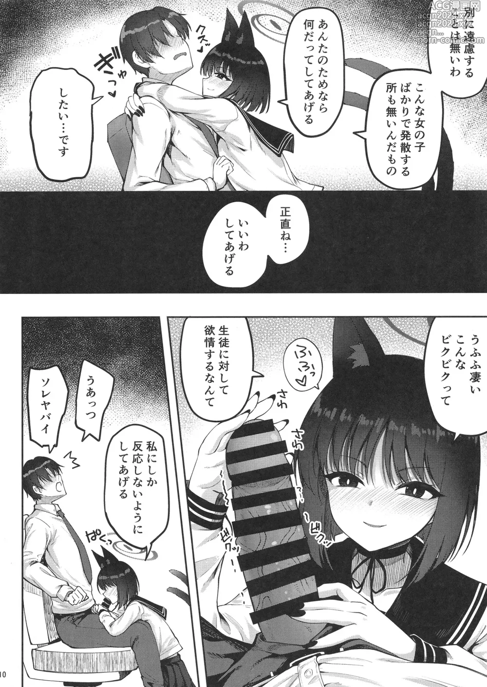 Page 9 of doujinshi [Mugen@WORKS (Akiduki Akina) Yuushuudakedo shitsudo no takai sakusen sanbou (Blue Archive) [Digital]