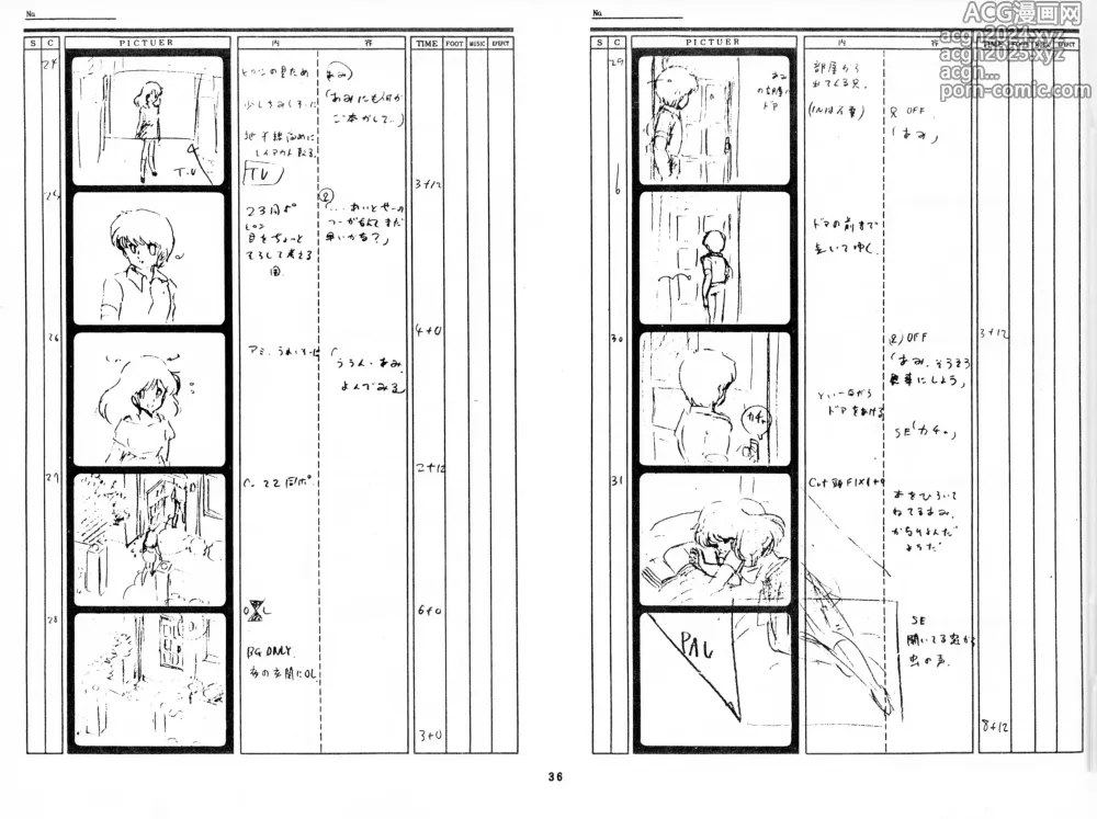 Page 34 of doujinshi Cream Lemon Storyboard･Synopsis PART1 Be･My･Baby