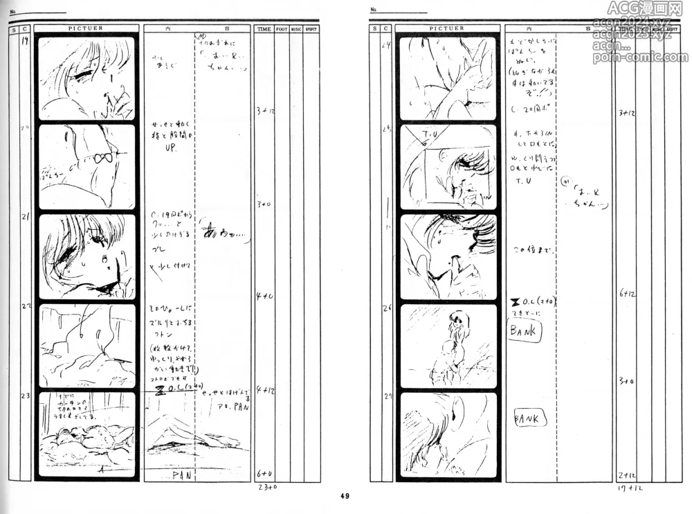 Page 46 of doujinshi Cream Lemon Storyboard･Synopsis PART1 Be･My･Baby