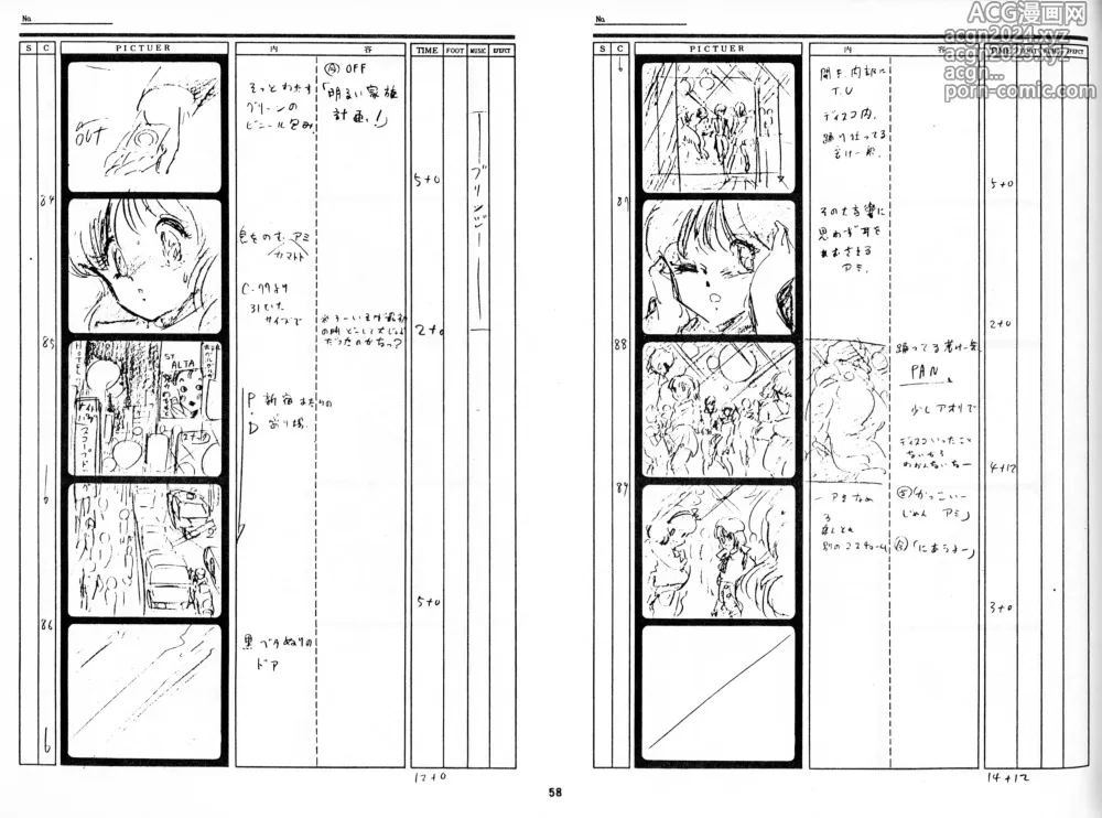 Page 55 of doujinshi Cream Lemon Storyboard･Synopsis PART1 Be･My･Baby