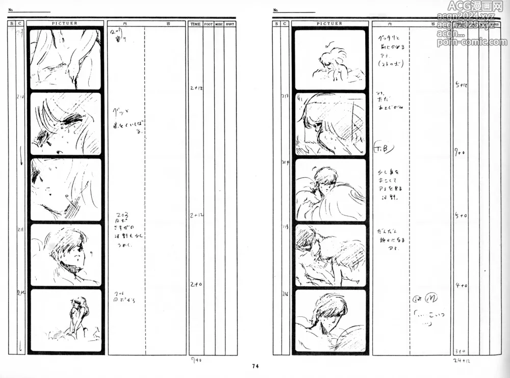 Page 72 of doujinshi Cream Lemon Storyboard･Synopsis PART1 Be･My･Baby