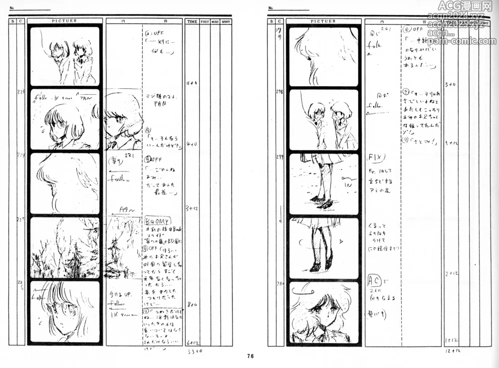 Page 74 of doujinshi Cream Lemon Storyboard･Synopsis PART1 Be･My･Baby