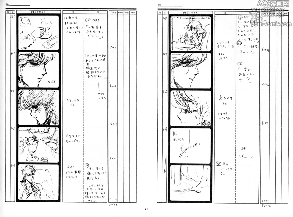 Page 78 of doujinshi Cream Lemon Storyboard･Synopsis PART1 Be･My･Baby