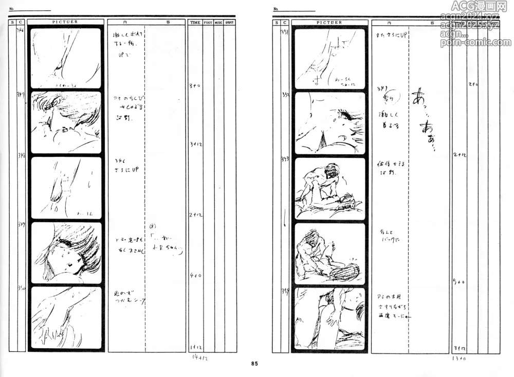 Page 84 of doujinshi Cream Lemon Storyboard･Synopsis PART1 Be･My･Baby