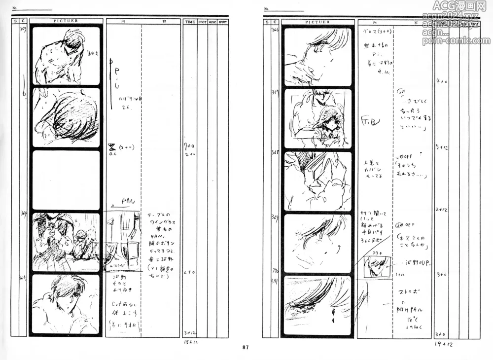 Page 86 of doujinshi Cream Lemon Storyboard･Synopsis PART1 Be･My･Baby