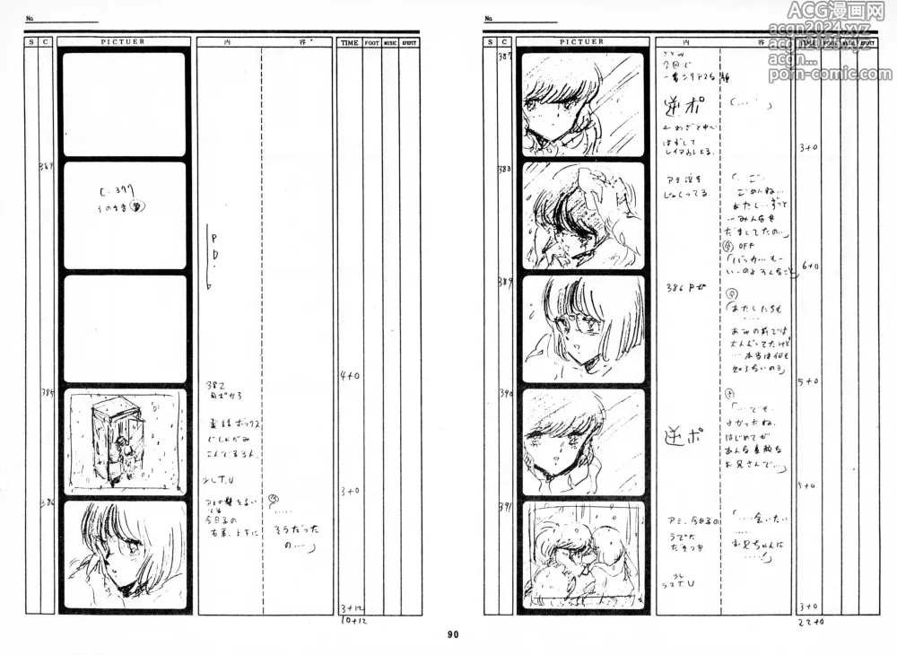 Page 89 of doujinshi Cream Lemon Storyboard･Synopsis PART1 Be･My･Baby