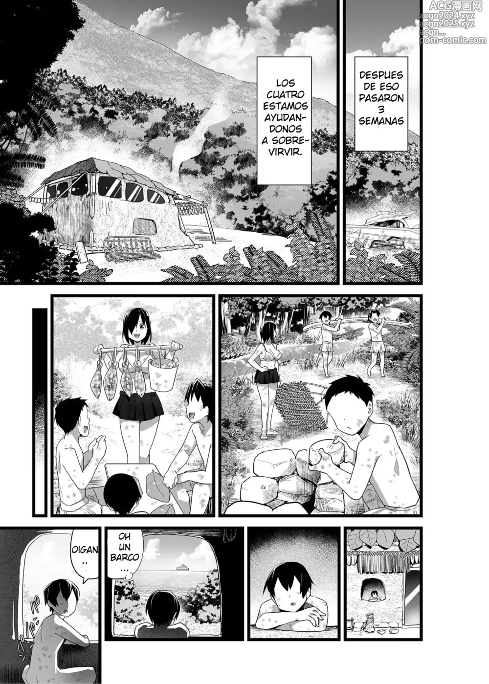 Page 53 of doujinshi ¡Una estudiante en una isla  desierta!  ¡yoshimura-san es facil de persuadir! Capitulo 3 ~Cogiendo con todos~ (decensored)