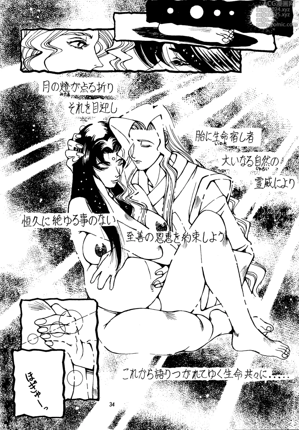 Page 34 of doujinshi Shin Tenchi Nyan Nyan 99