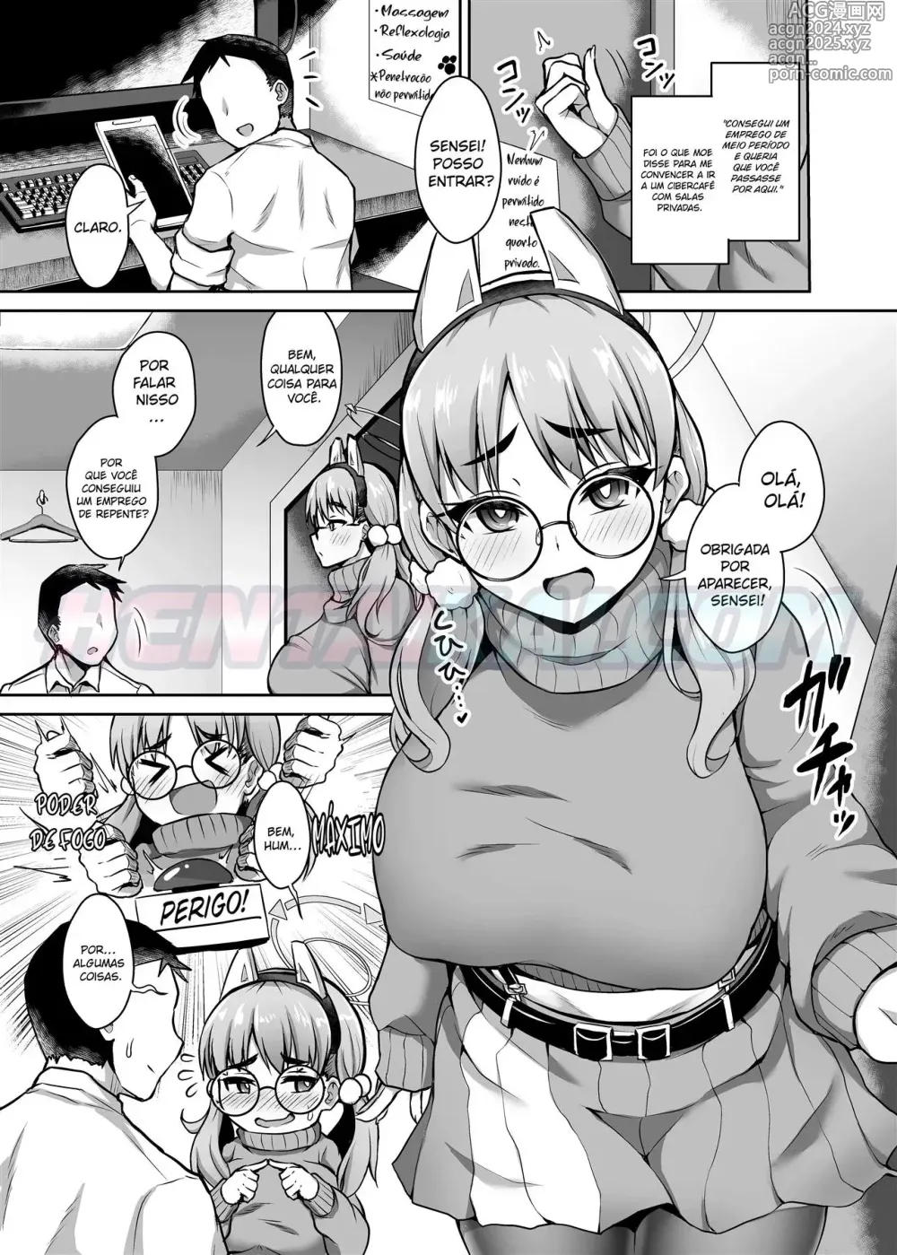 Page 2 of doujinshi Kivotos Fuuzoku Kazekura Moe - Kivotos adult entertainment