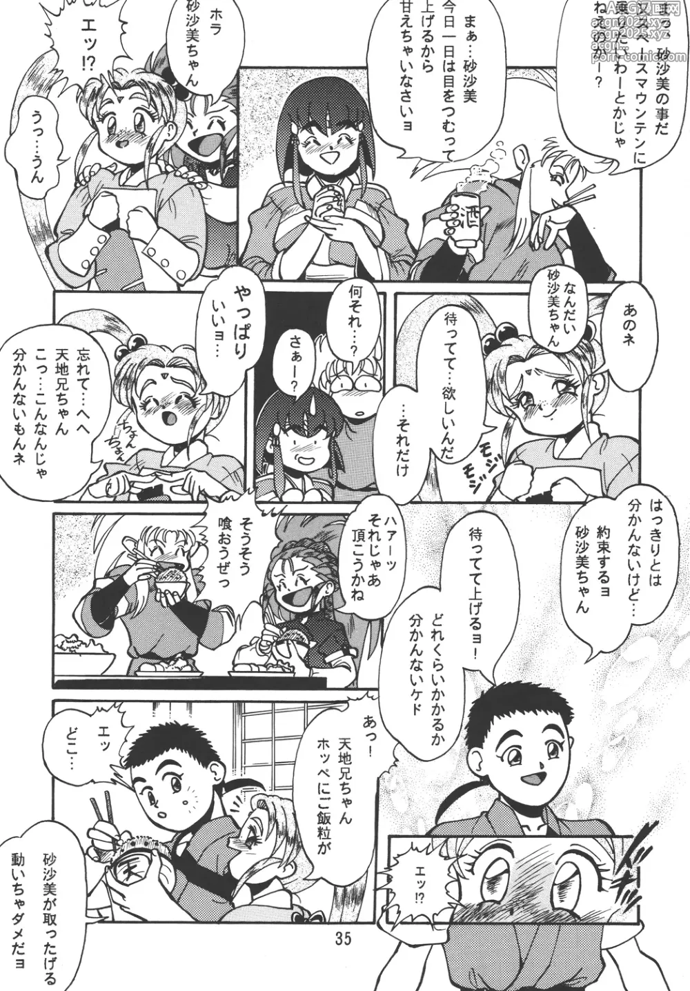 Page 35 of doujinshi Tenchi Damashii