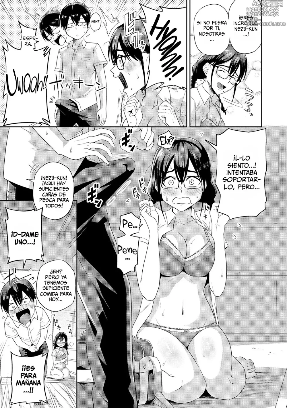 Page 12 of manga Mujintou de, SEX ni Kyoumi Shinshin na Dosukebe Inkya Joshi-tachi to Harem Life